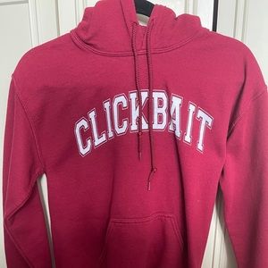 david dobrik red clickbait hoodie